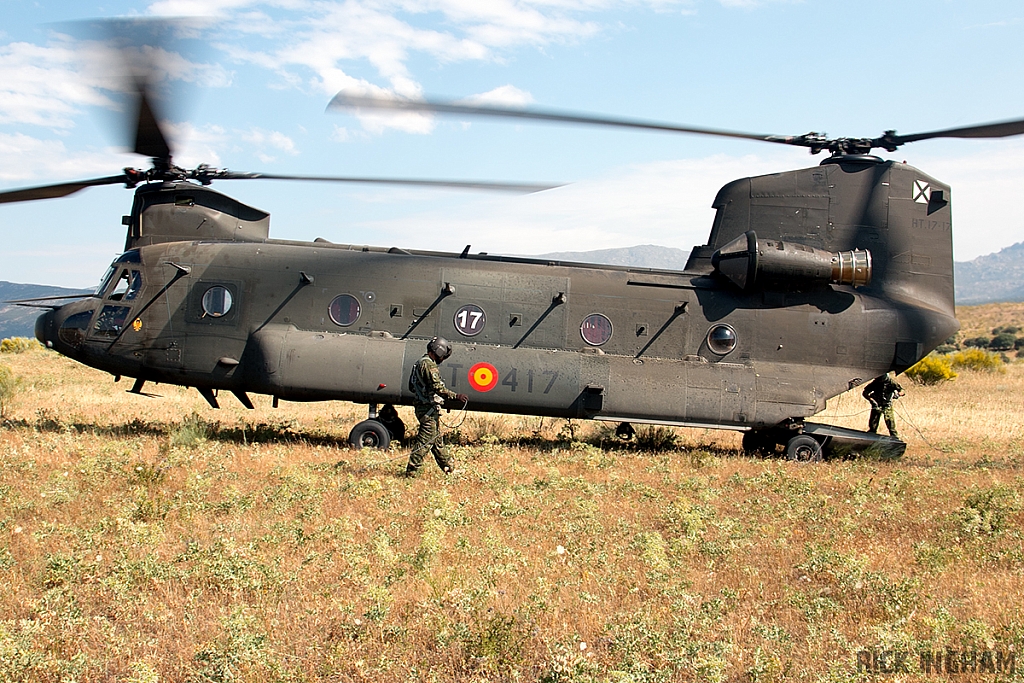 Boeing CH47D Chinook - HT.17-17 / ET-417 - Spanish Army