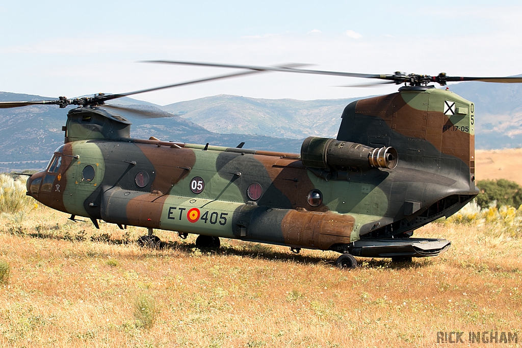 Boeing CH47D Chinook - HT.17-05 / ET-405 - Spanish Army