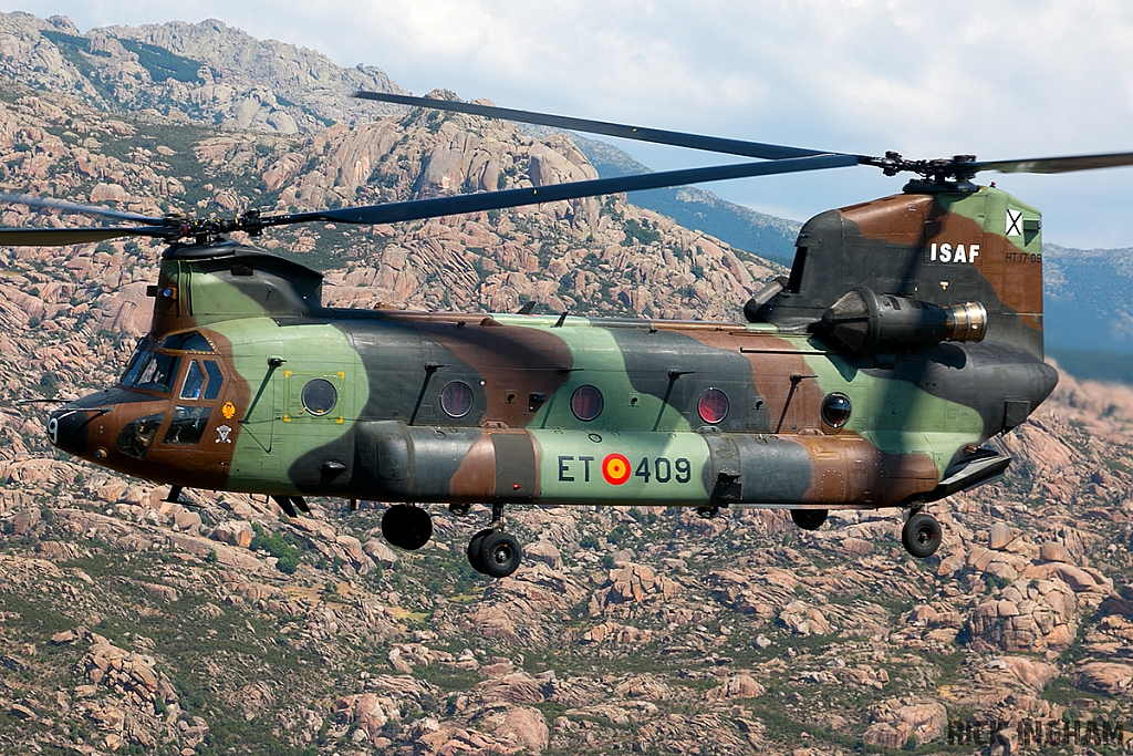 Boeing CH47D Chinook - HT.17-09 / ET-409 - Spanish Army