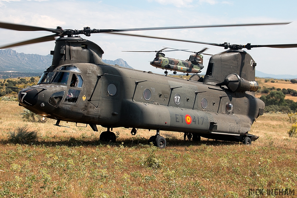 Boeing CH47D Chinook - HT.17-17 / ET-417 - Spanish Army