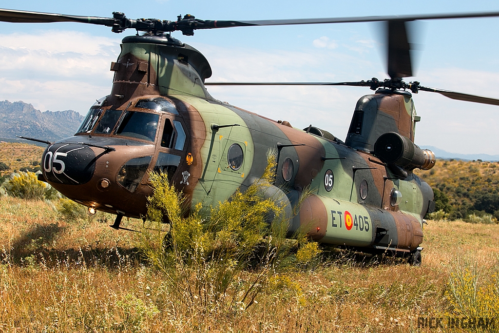 Boeing CH47D Chinook - HT.17-05 / ET-405 - Spanish Army