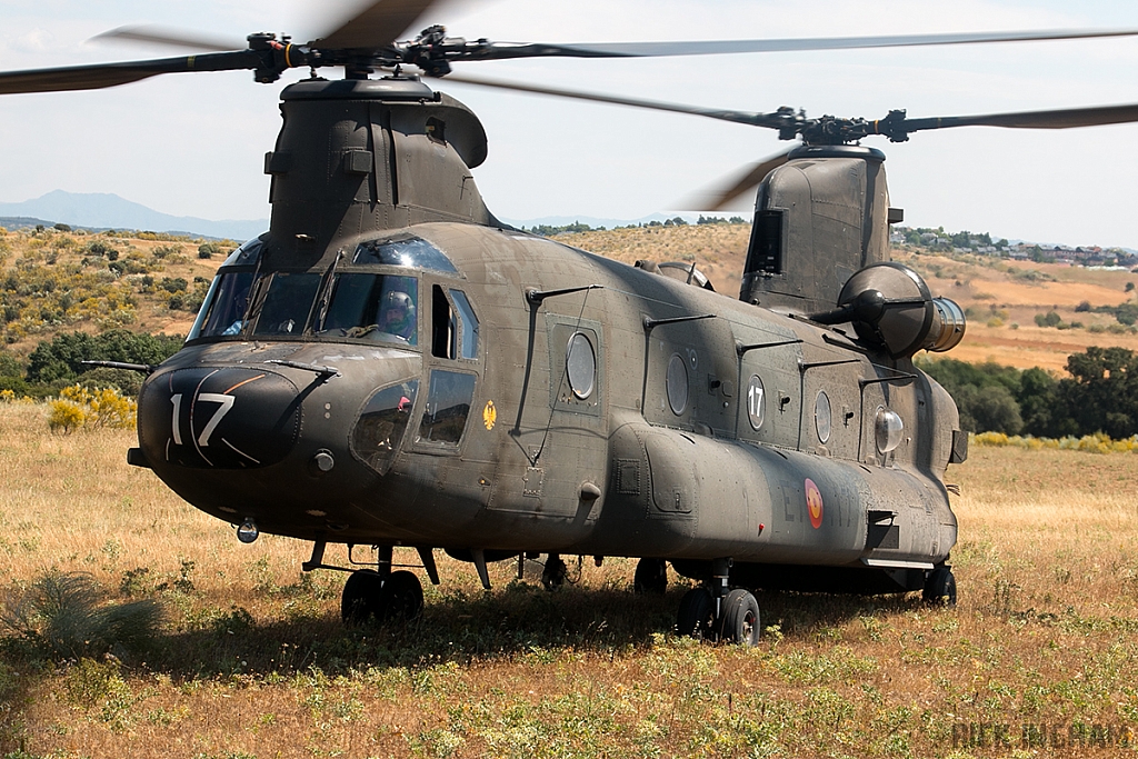 Boeing CH47D Chinook - HT.17-17 / ET-417 - Spanish Army