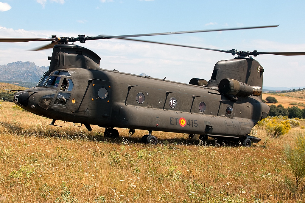 Boeing CH47D Chinook - HT.17-15 / ET-415 - Spanish Army