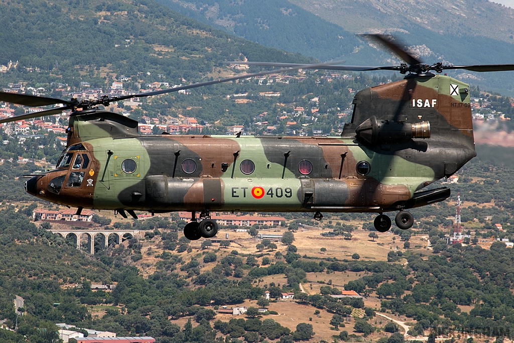 Boeing CH47D Chinook - HT.17-09 / ET-409 - Spanish Army