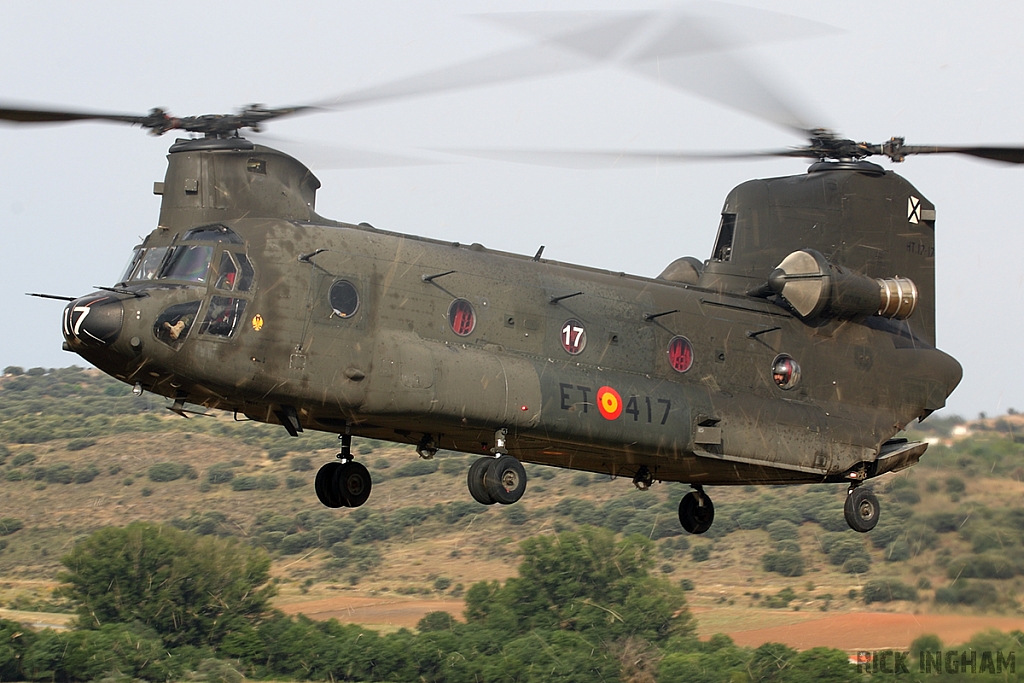 Boeing CH47D Chinook - HT.17-17 / ET-417 - Spanish Army