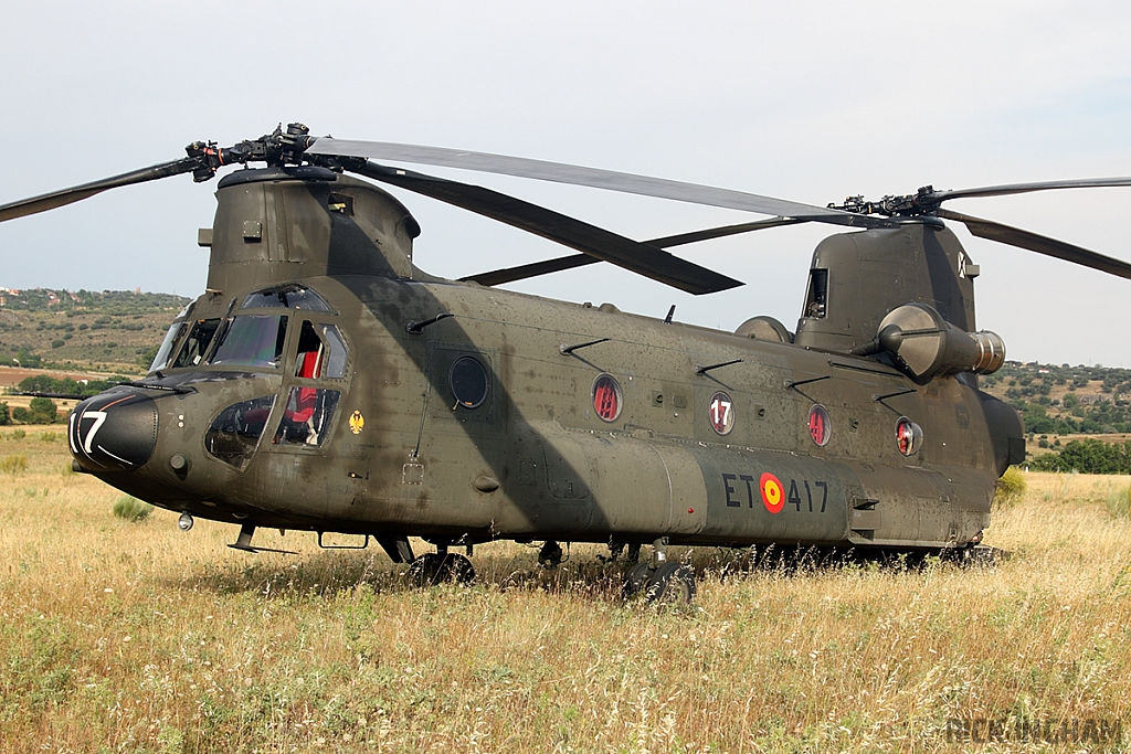 Boeing CH47D Chinook - HT.17-17 / ET-417 - Spanish Army