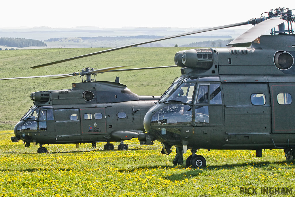 Westland Puma HC1 - ZA935 + XW231 - RAF
