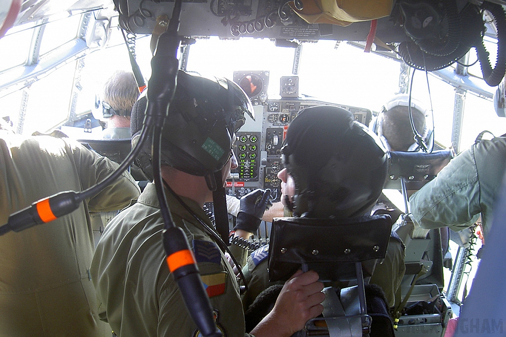 Cockpit of Lockheed C-130K Hercules C3 - XV290 - RAF