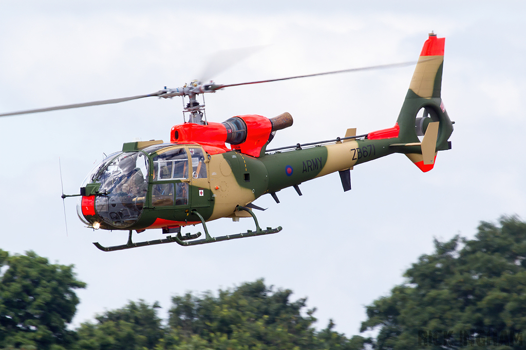 Westland Gazelle AH1 - ZB671 - AAC