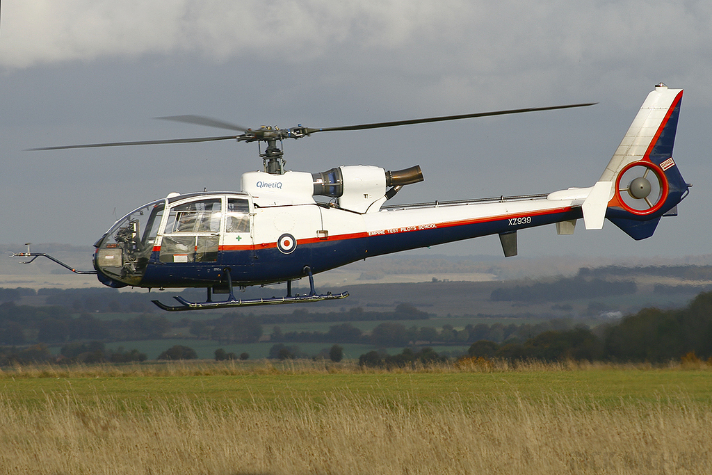 Westland SA341C Gazelle HT2 - XZ939 - QinetiQ