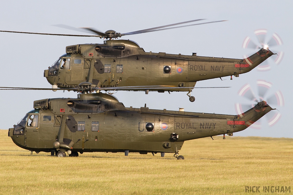 Westland Sea King HC4 - ZA295/U + ZA312 - Royal Navy