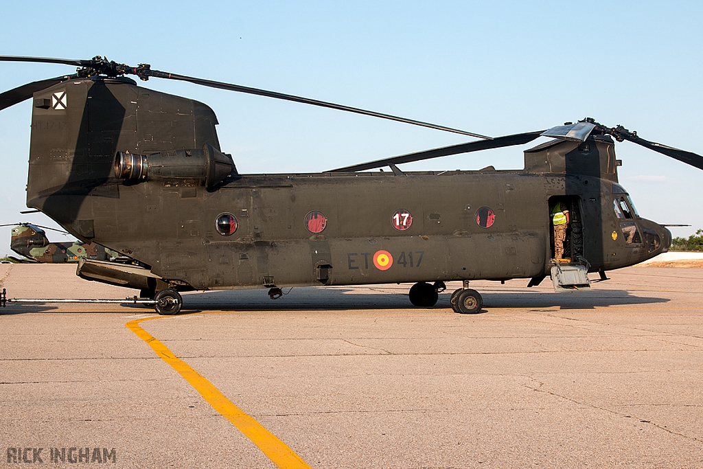 Boeing CH47D Chinook - HT.17-17 / ET-417 - Spanish Army