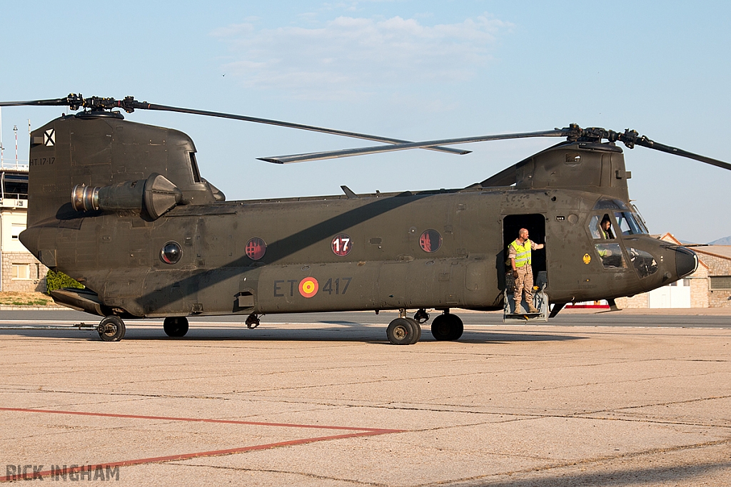 Boeing CH47D Chinook - HT.17-17 / ET-417 - Spanish Army