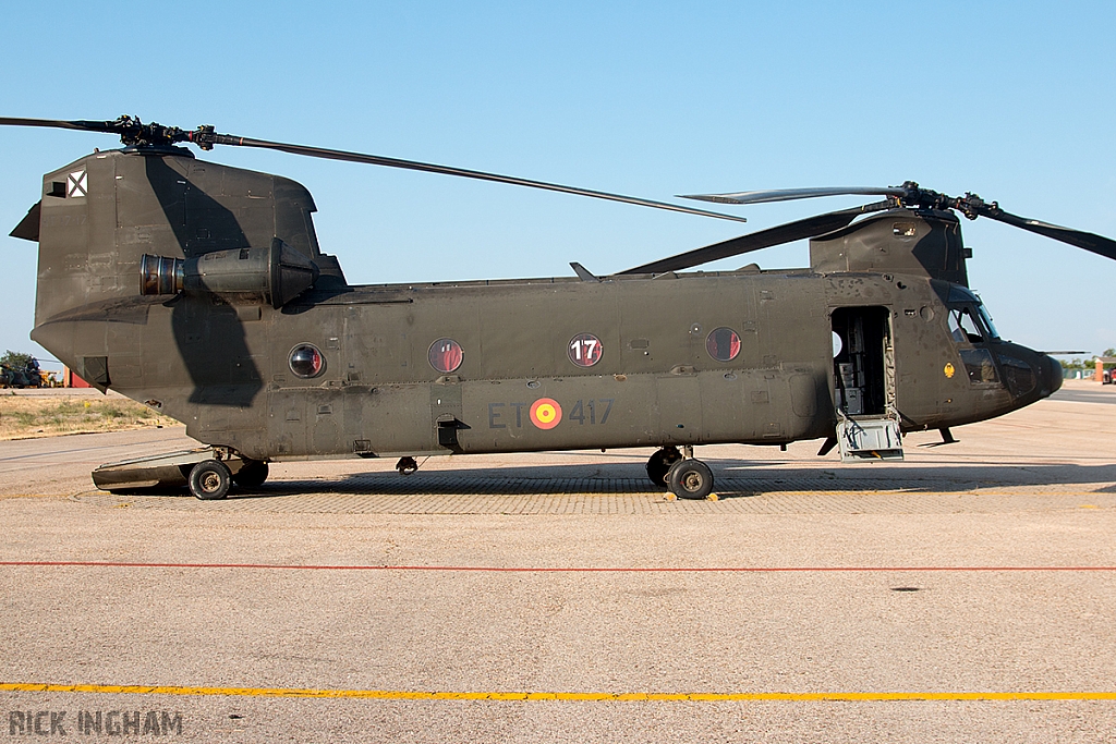 Boeing CH47D Chinook - HT.17-17 / ET-417 - Spanish Army