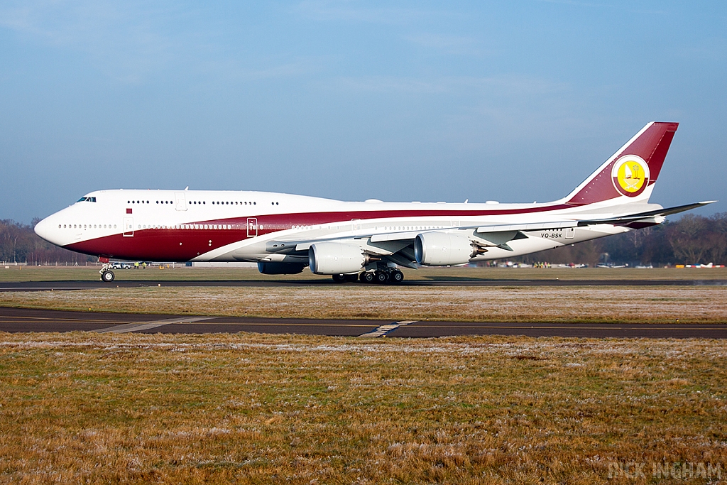 Boeing 747-8ZV(BBJ) - VQ-BSK - World Wide Aviation
