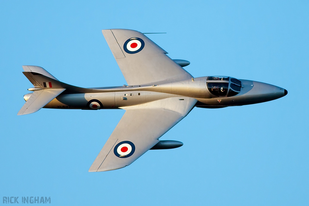 Hawker Hunter T7 - XL577/G-XMHD - RAF