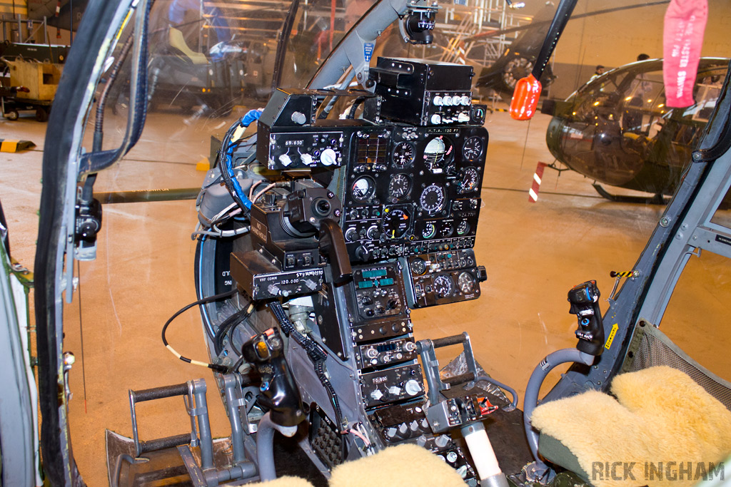 Cockpit of Westland Gazelle AH1 - XW897 - AAC