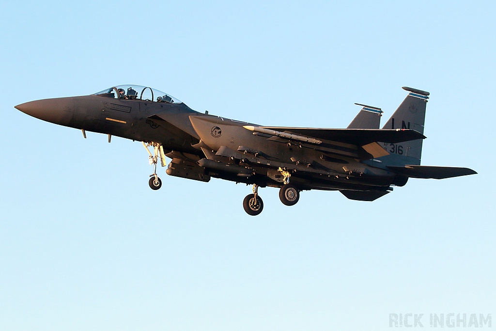 McDonnell Douglas F-15E Strike Eagle - 91-0316 - USAF