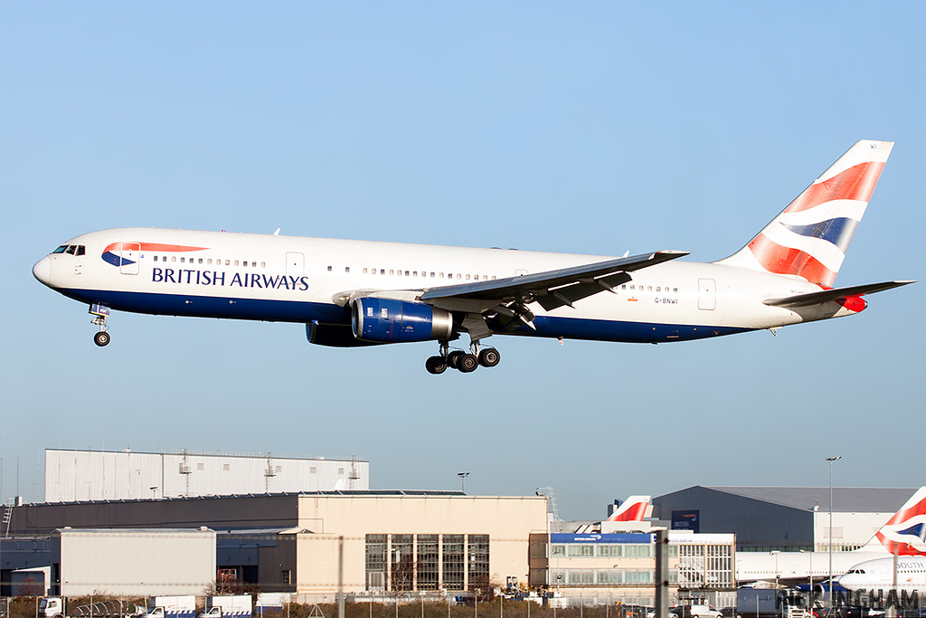 Boeing 767-336ER - G-BNWI - British Airways