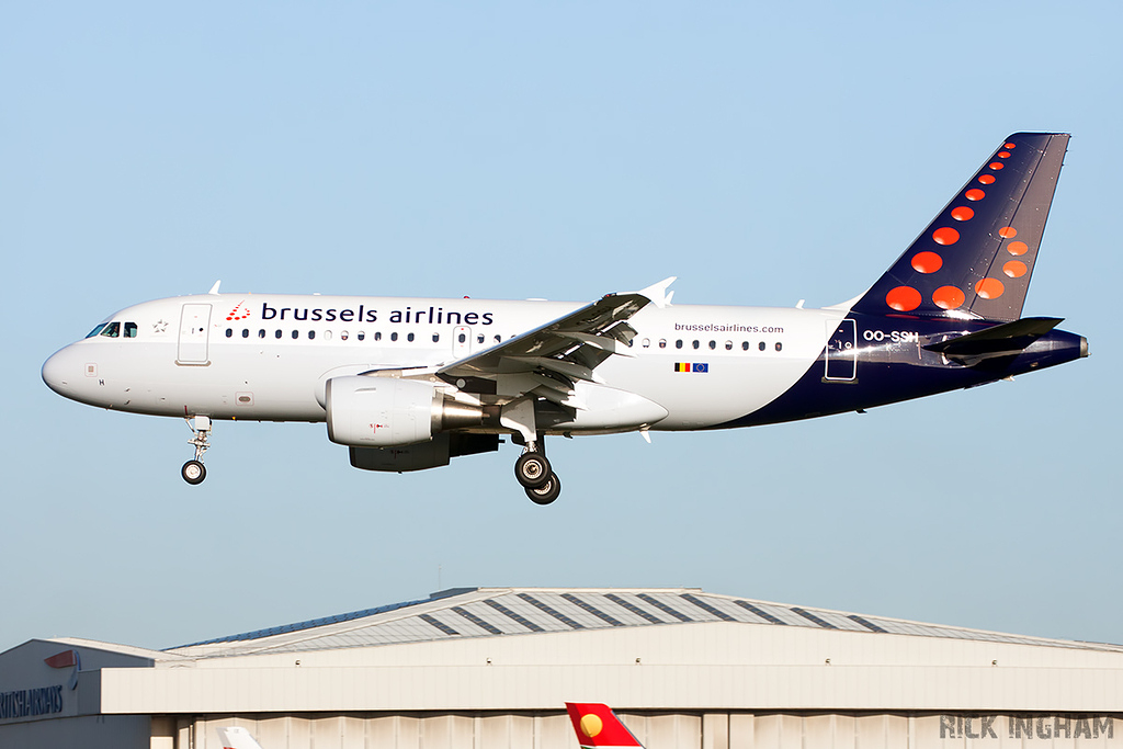 Airbus A319-112 - OO-SSH - Brussels Airlines