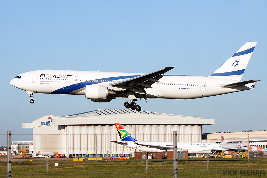 Boeing 777-258ER - 4X-ECC - El Al