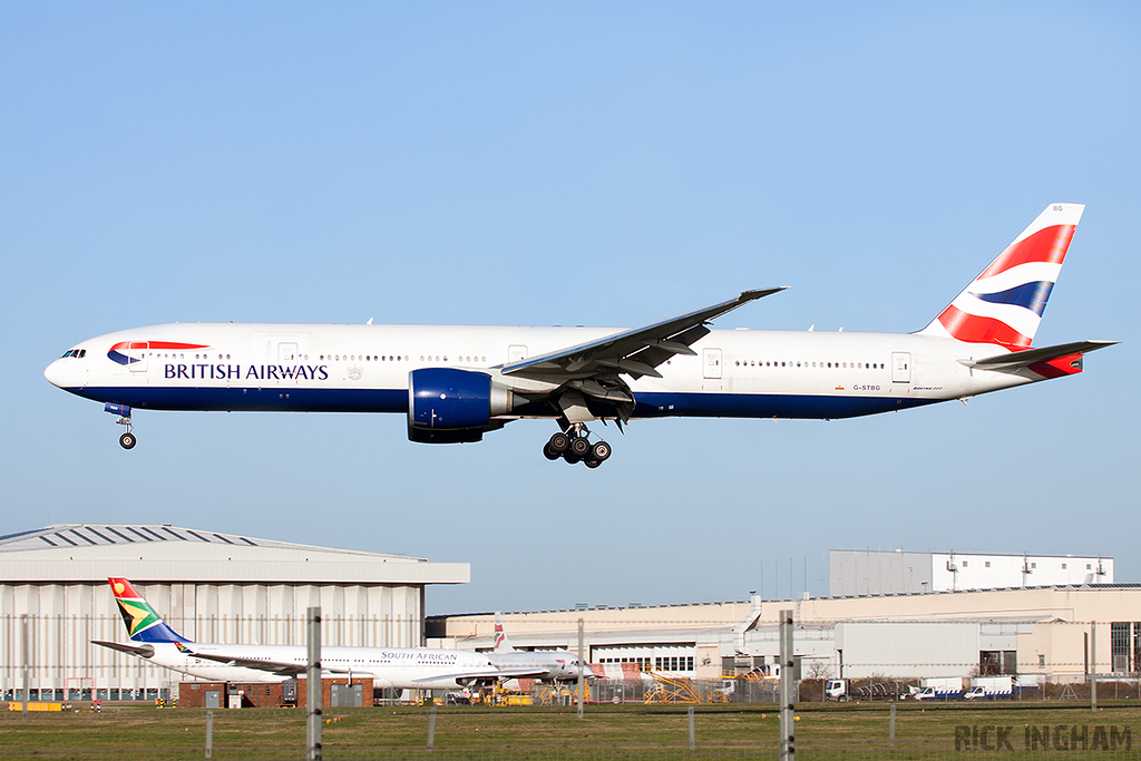 Boeing 777-336ER - G-STBG - British Airways