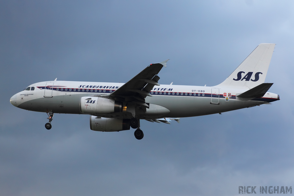 Airbus A319-131 - OY-KBO - Scandinavian Airlines