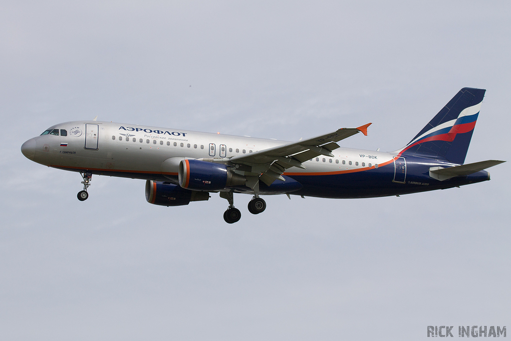 Airbus A320-214 - VP-BDK - Aeroflot