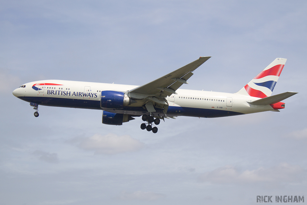 Boeing 777-200ER - G-VIID - British Airways