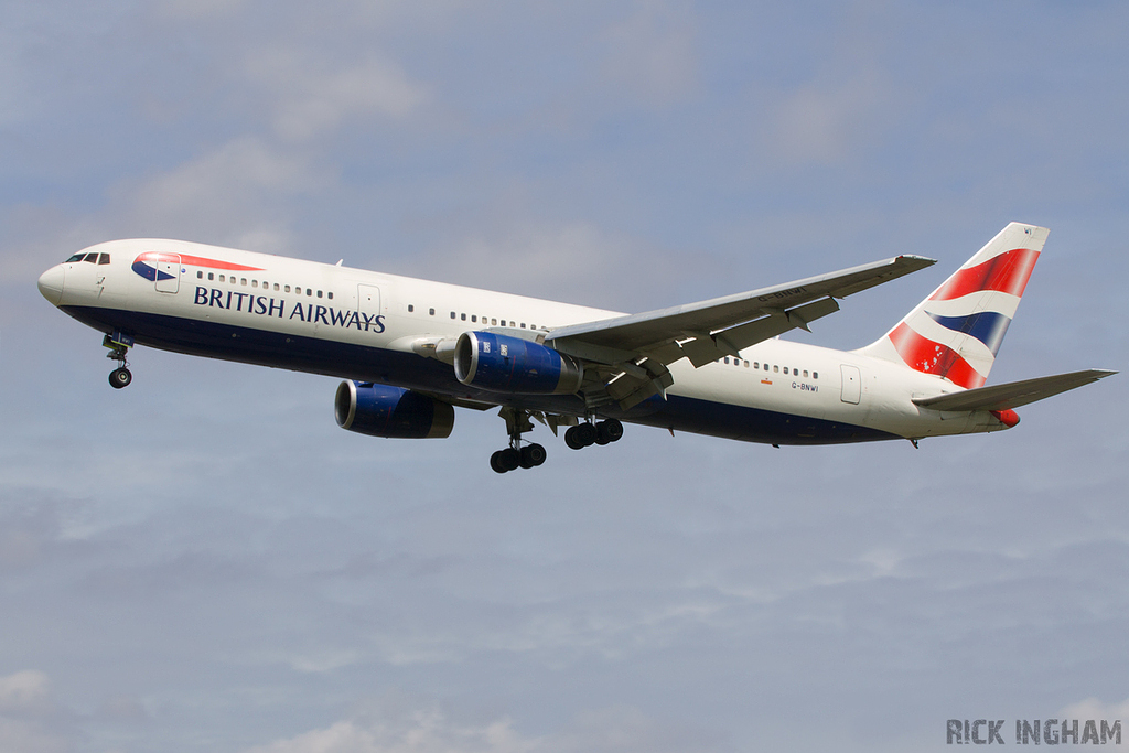 Boeing 767-336ER - G-BNWI - British Airways