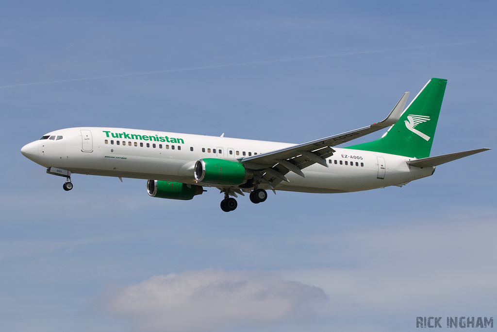 Boeing 737-82KWL - EZ-A005 - Turkmenistan Airlines