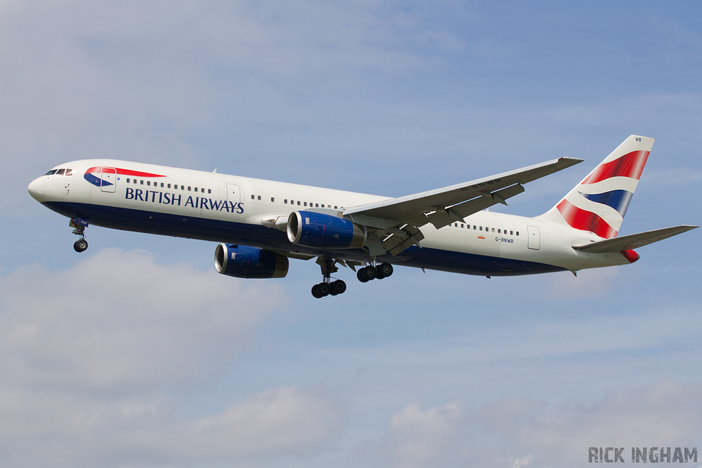 Boeing 767-336ER - G-BNWB - British Airways