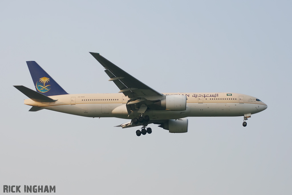 Boeing 777-268ER - HZ-AKE - Saudi Arabian Airlines