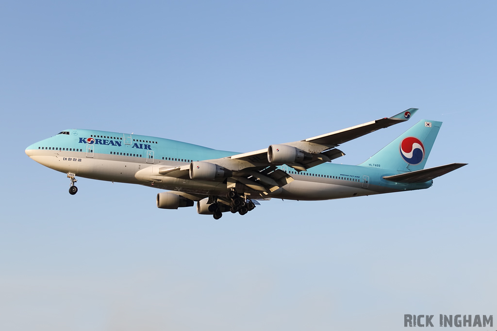 Boeing 747-4B5 - HL7489 - Korean Airlines