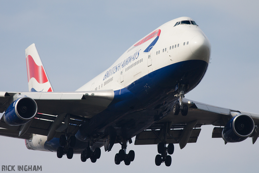 Boeing 747-436 - G-BNLG - British Airways