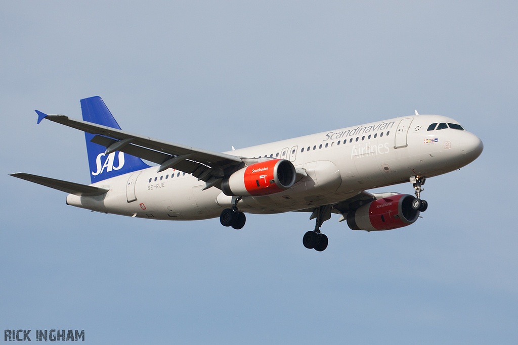 Airbus A320-232 - SE-RJE - Scandinavian Airlines