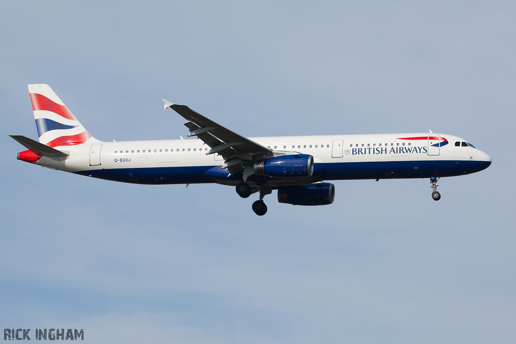 Airbus A321-231 - G-EUXJ - British Airways