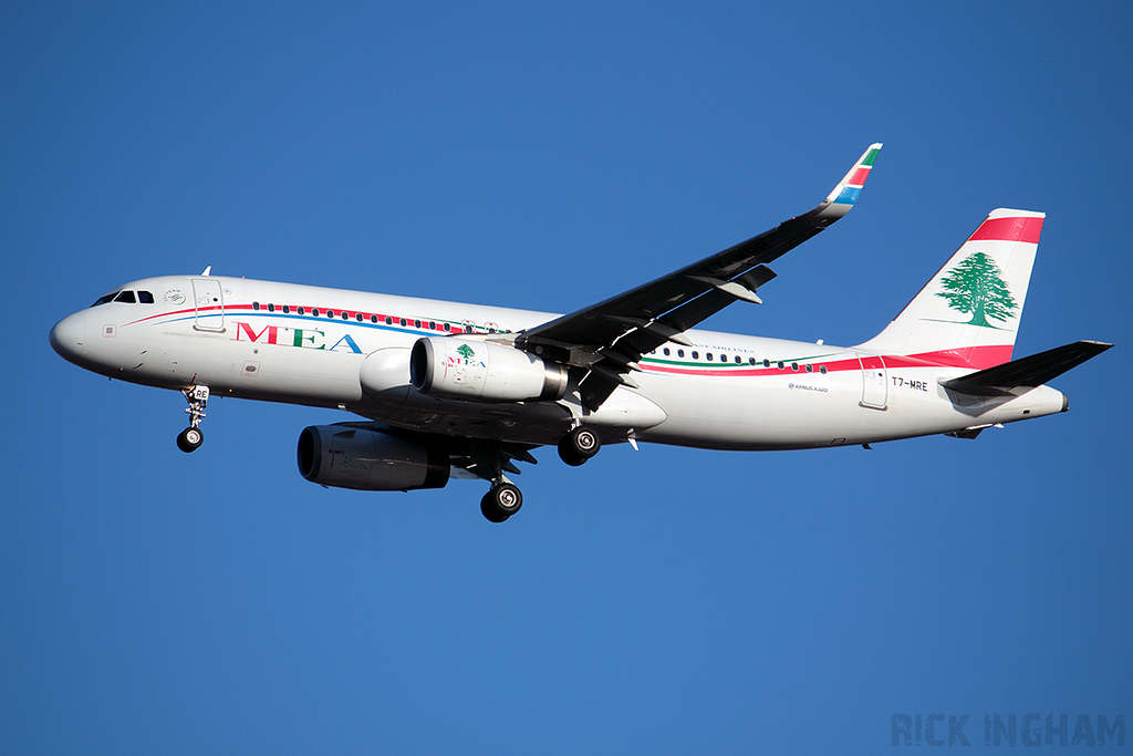 Airbus A320-232WL - T7-MRE - Middle East Airlines (MEA)