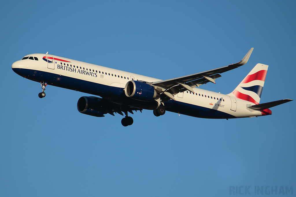 Airbus A321-251NX NEO - G-NEOT - British Airways