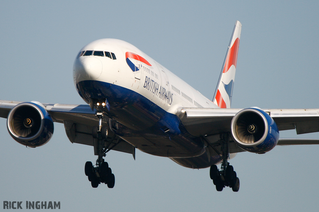 Boeing 777-236ER - G-YMMP - British Airways