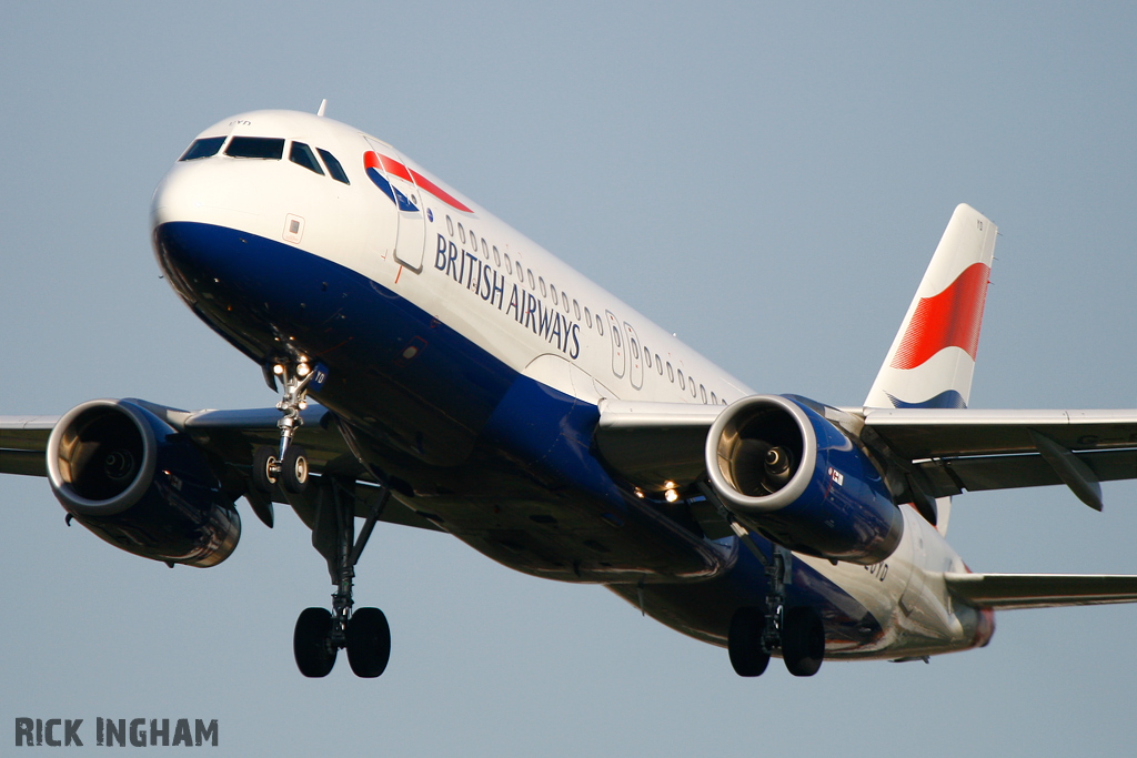 Airbus A320-232 - G-EUYD - British Airways