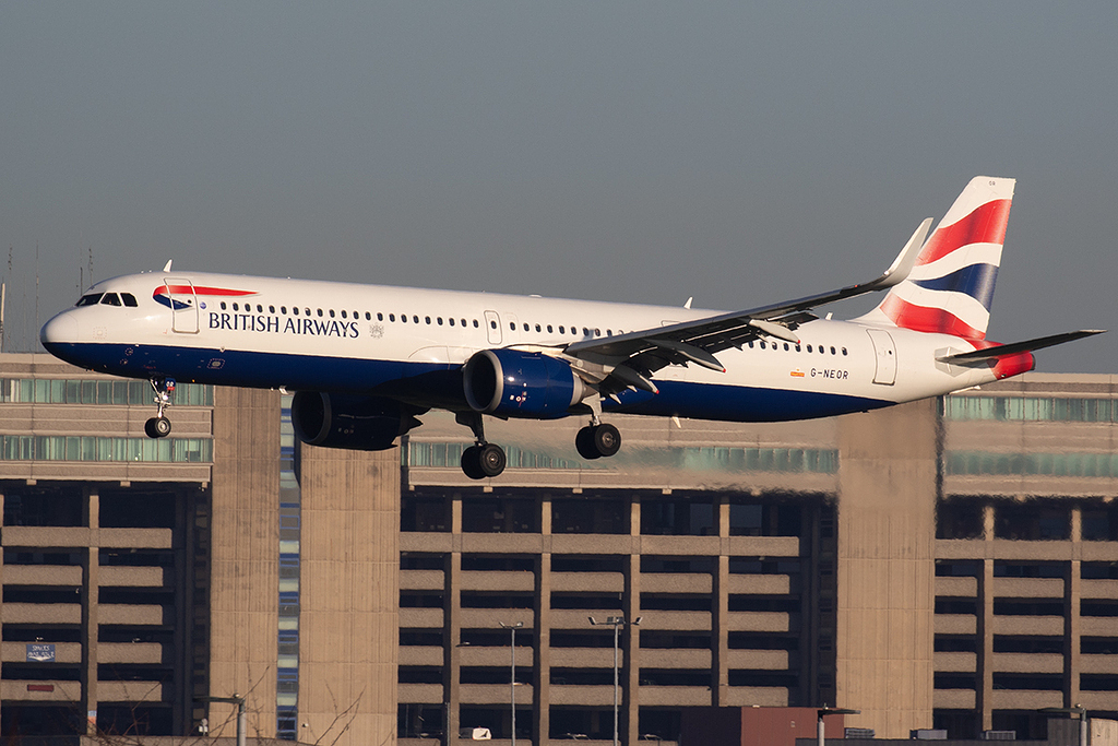 Airbus A321-251NX NEO - G-NEOR - British Airways