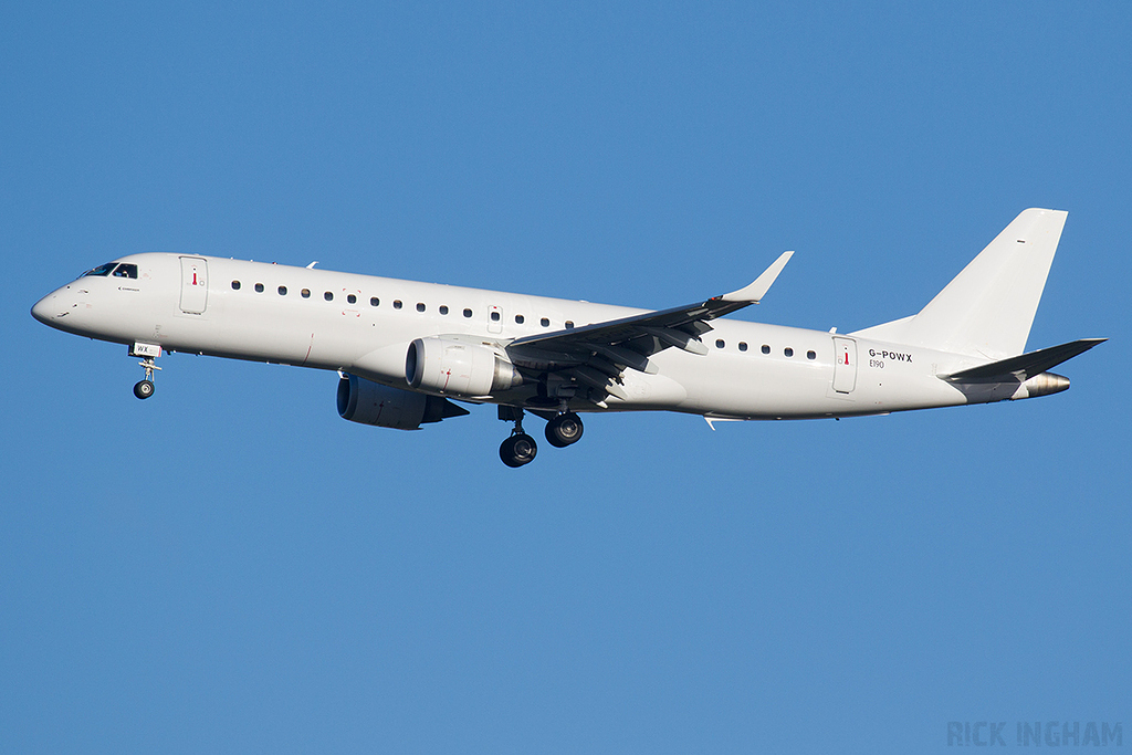 Embraer E190LR - G-POWX - Titan Airways