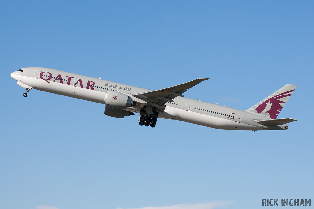 Boeing 777-3DZER - A7-BAQ - Qatar Airways