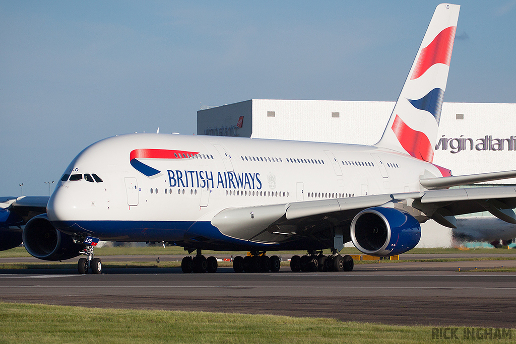 Airbus A380-841 - G-XLED - British Airways