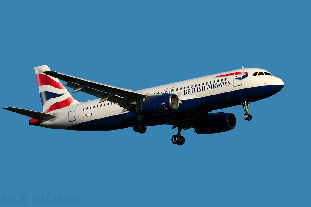 Airbus A320-232 - G-EUUI - British Airways