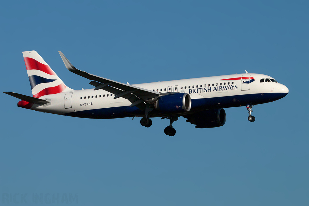 Airbus A320-251N NEO - G-TTNE - British Airways