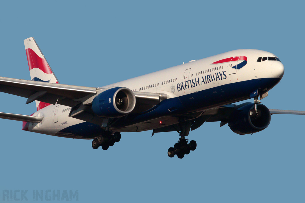 Boeing 777-236 - G-YMMA - British Airways