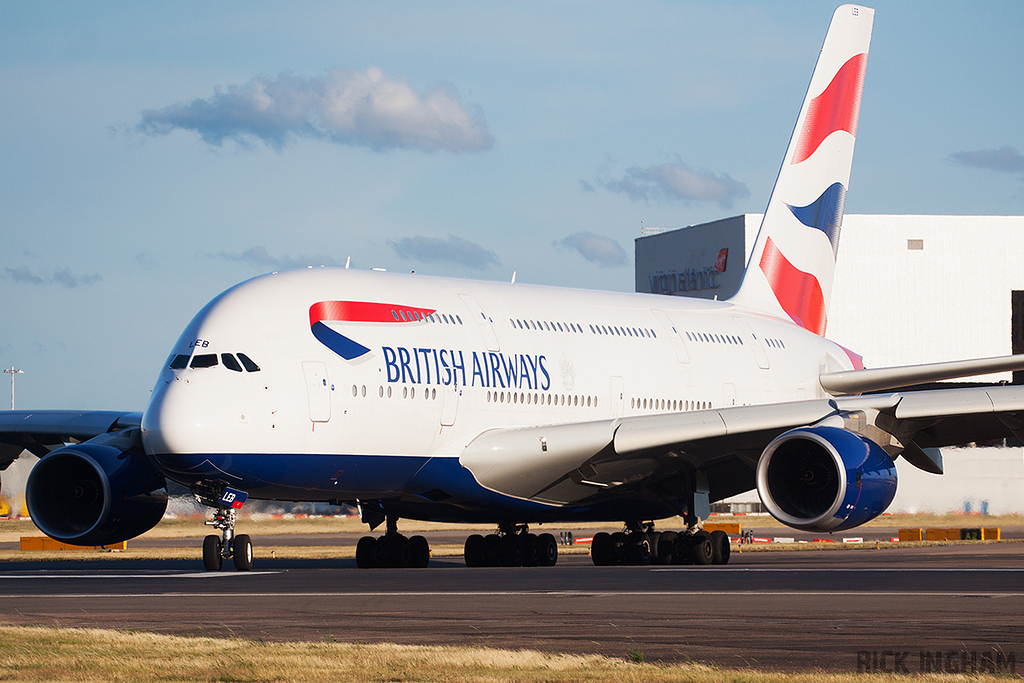 Airbus A380-841 - G-XLEB - British Airways