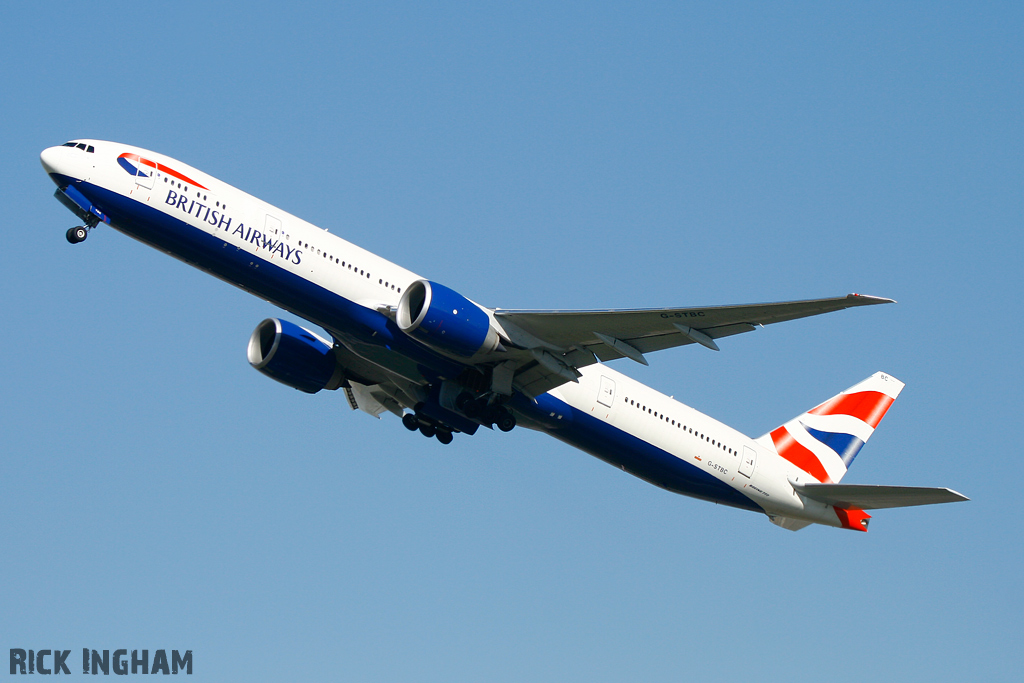 Boeing 777-36NER - G-STBC - British Airways